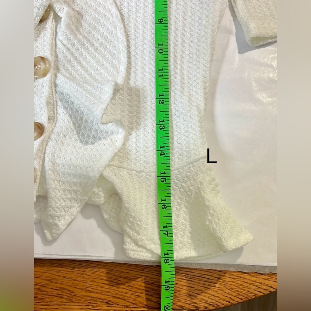 OHS Ruffle Button-Down Top - Picture 9 of 10